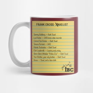 Scrooged Xmas List Mug